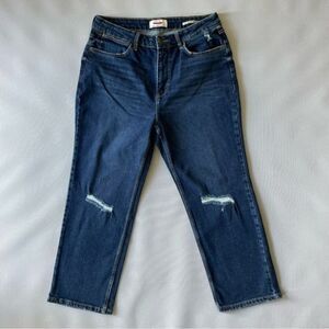 Wrangler High Rise True Straight Crop Denim Jeans Women’s Size 12